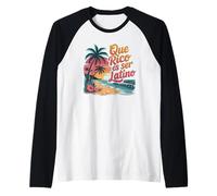 Qué Rico ES Ser Latino Proud Hispanic Roots, Cultura, Sabor Manche Raglan
