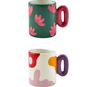 Que Rico Espresso Mug Gloria - Céramique méditerranéenne, lot de 2