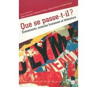 Que Se Passe-T-Il ? - Evénement, Sciences Humaines Et Littérature