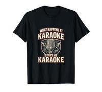 Que se Passe-t-il au karaoké, drôle, Chant, mélomane, Papa T-Shirt