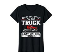 Que se Passe-t-il sur Le Camion Reste sur Le Camion T-Shirt Graphique avec Valeur