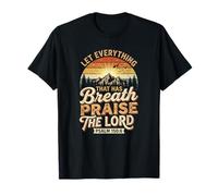 Que Tout ce Qui respire fasse l'éloge du Seigneur, rétro T-Shirt