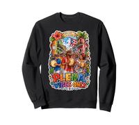 ¡Que Viva La Plena! Plena Vibes Only Puerto Rico Music Sweatshirt