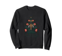 Que Votre Noël s'épanouisse avec Joie | Gardening Holiday Art Sweatshirt