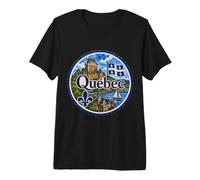 Québec, Ontario, Canada T-Shirt Haut de Gamme