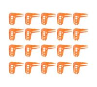 Queen Bee Cages 20 Pack | Protective Plastic Bee Cells Cover for Queen Introduction/Swarm Control | Small Beekeeping Equipment Accessories
