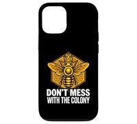 Queen Bee Don't Mess with The Colony Beekeeper Coque pour iPhone 12/12 Pro
