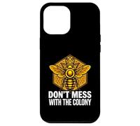 Queen Bee Don't Mess with The Colony Beekeeper Coque pour iPhone 12 Pro Max