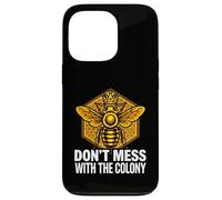 Queen Bee Don't Mess with The Colony Beekeeper Coque pour iPhone 13 Pro