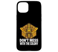 Queen Bee Don't Mess with The Colony Beekeeper Coque pour iPhone 15 Plus