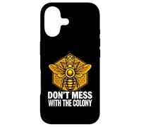 Queen Bee Don't Mess with The Colony Beekeeper Coque pour iPhone 17