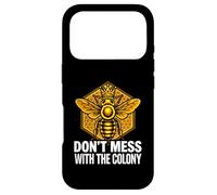 Queen Bee Don't Mess with The Colony Beekeeper Coque pour iPhone 17 Pro