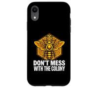 Queen Bee Don't Mess with The Colony Beekeeper Coque pour iPhone XR