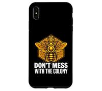 Queen Bee Don't Mess with The Colony Beekeeper Coque pour iPhone XS Max