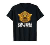 Queen Bee Don't Mess with The Colony Beekeeper T-Shirt