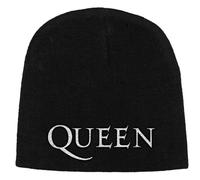 Queen Bonnet Embroidered Band Logo Nouveau Officiel Noir Size One Size
