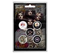 Queen Bouton broche Early Albums Lot de 5 Multicolore