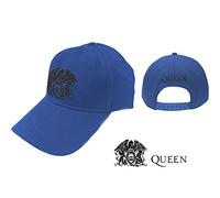 Queen - Cappello (Unisex-U) Black Classic Crest (Blu) [Import]