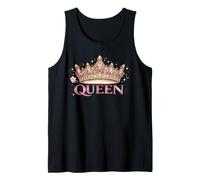 Queen Crown Pink Up Chemise Cancer Ruban Rose Débardeur