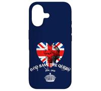 Queen Elizabeth II Save The Queen Memoriam 1926-2022 Love Coque pour iPhone 17