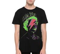 Queen Elizabeth II Ziggy Stardust T-Shirt Manches Courtes(Large)