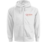 Queen - Felpa # M Ladies White # Classic Crest [Import]