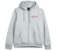 Queen - Felpa # M Unisex Grey # Classic Crest [Import]