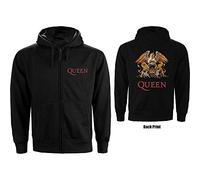 Queen - Felpa # S Ladies Black # Classic Crest [Import]