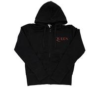 Queen - Felpa # XS Ladies Black # Classic Crest [Import]