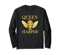 Queen Harper Bee Bumblebee pour Femmes et Filles Manche Longue