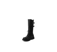 QUEEN HELENA Amphibiens Bottes hautes pour femme X33-58, Noir en polyuréthane., 39 EU