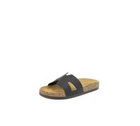 QUEEN HELENA Chaussons bas à bande décontractée femme R246, Noir , 39 EU