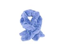 QUEEN HELENA Écharpe Chaude Col Doux Hiver avec Fourrure Polaire Élastique Col Rond Poilue avec Élastique Femme SC01, bleu ciel, taille unique