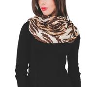 QUEEN HELENA Écharpe Hiver Foulard Long pour Femme SC22-3 Beige, Taille unique