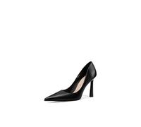 QUEEN HELENA Escarpins à talons hauts chaussures élégantes à bout fermé femme K4018, Noir en polyuréthane., 37 EU
