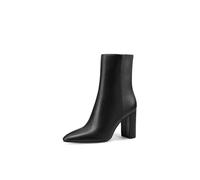 QUEEN HELENA K4075 Bottines à talons hauts à bout fermé pour femme, Noir en polyuréthane., 40 EU