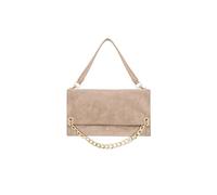 QUEEN HELENA Sac à bandoulière en daim avec bandoulière amovible pour femme LW193, beige
