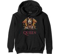 Queen Hoodie Classic Crest Unisex Black 2XL