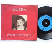 Queen I Want To Break Free 7" EMI QUEEN2 EX/EX 1984 Freddie Mercury picture sleeve