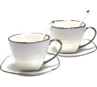 Queen Isabell Tasse W23SV60-06358, Ensemble de tasses à café en porcelaine