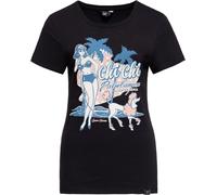 Queen Kérosène Femme Chi Chi Beach Poodle T-shirt Noir L