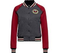 Queen Kérosène Femme Sweat Veste Collège " Wonle chat" QKI34003 XS