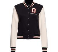 Queen Kérosène Femmes Q College Sweat Jacket Noir 3XL
