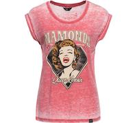 Queen Kérosène T-shirt enzymewash pour femme "Diamonds" QKI41011 S
