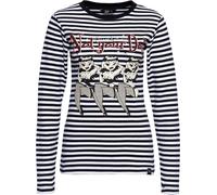 Queen Kerosin Basic T-shirt manches longues QKI22004 Noir XXL