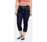 Queen Kerosin Betty Capri Jeans dames, bleu, taille 26 pour femmes