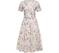 Queen Kerosin Femme Aop 50S Rétro Robe Swing "Paris" QKU46007 XS