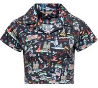 Queen Kerosin Femme Blouse Aop Vintage "Paris" QKU45005 L