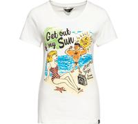 Queen Kerosin Femme Get out of my sun Classic T-Shirt Offwhite XL