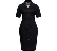 Queen Kerosin Femme Rétro Denim Robe crayon Mit Boutons "Rockn Roll Rebel Queens" QKU460311 S